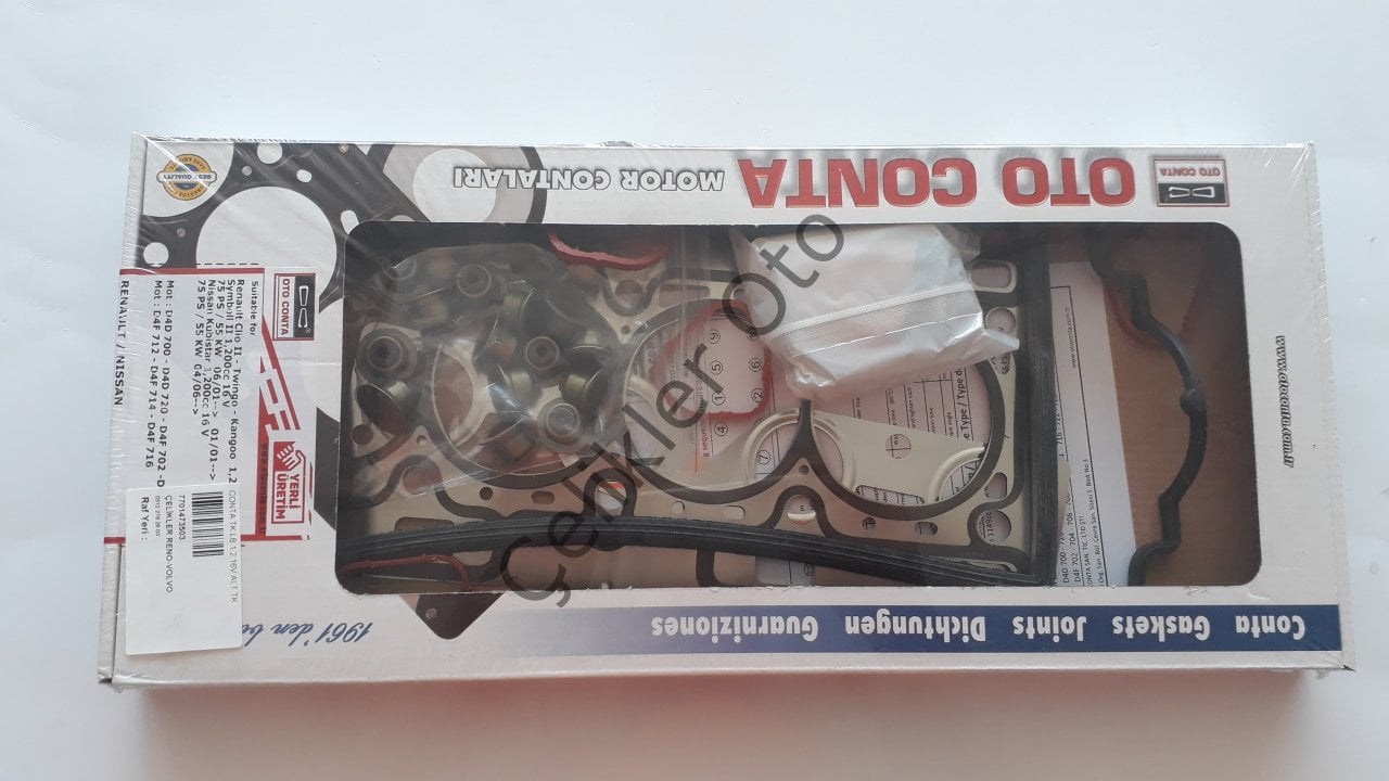 Motor Conta Takımı Üst Twingo Clio Kango 1,2 16V D4F 7701473003