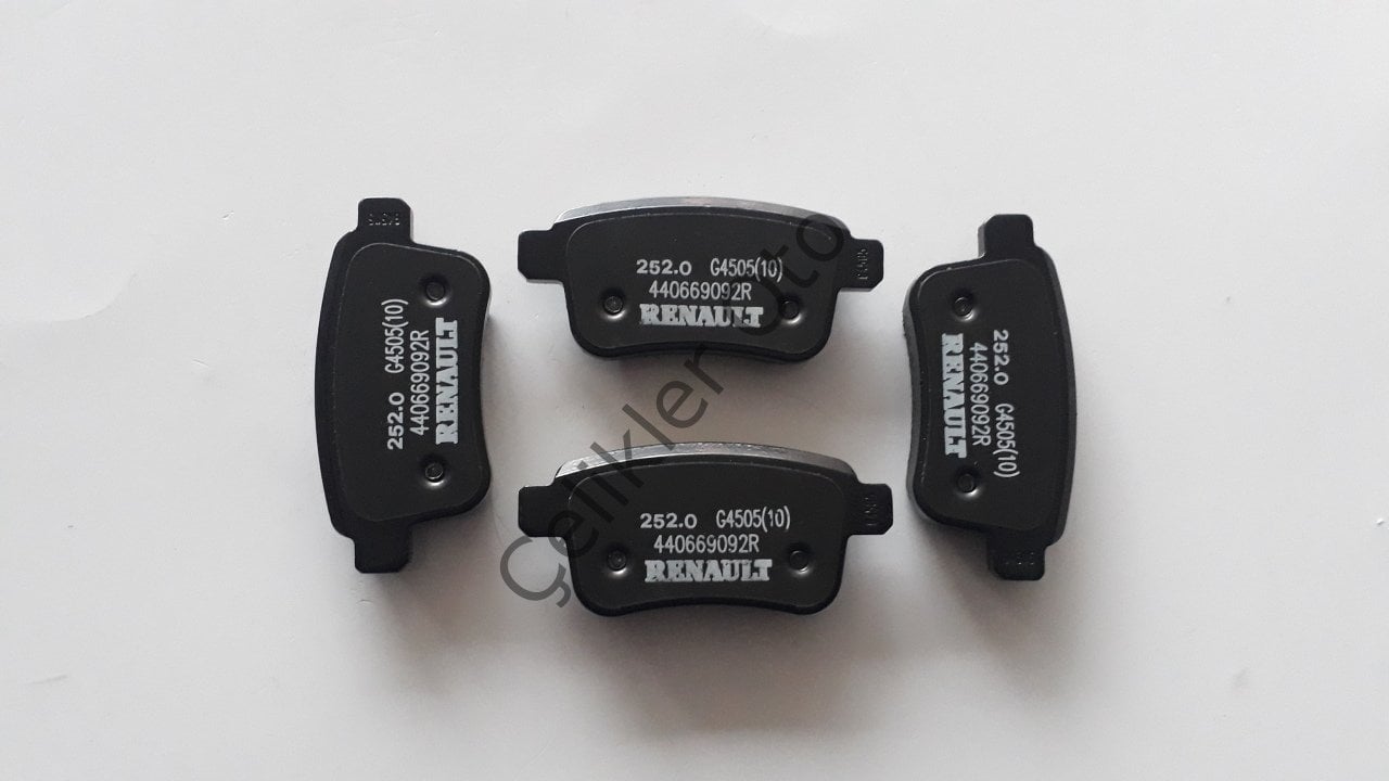 Arka Fren Balatası Kango 3 Mercedes Çıtan 440606267R