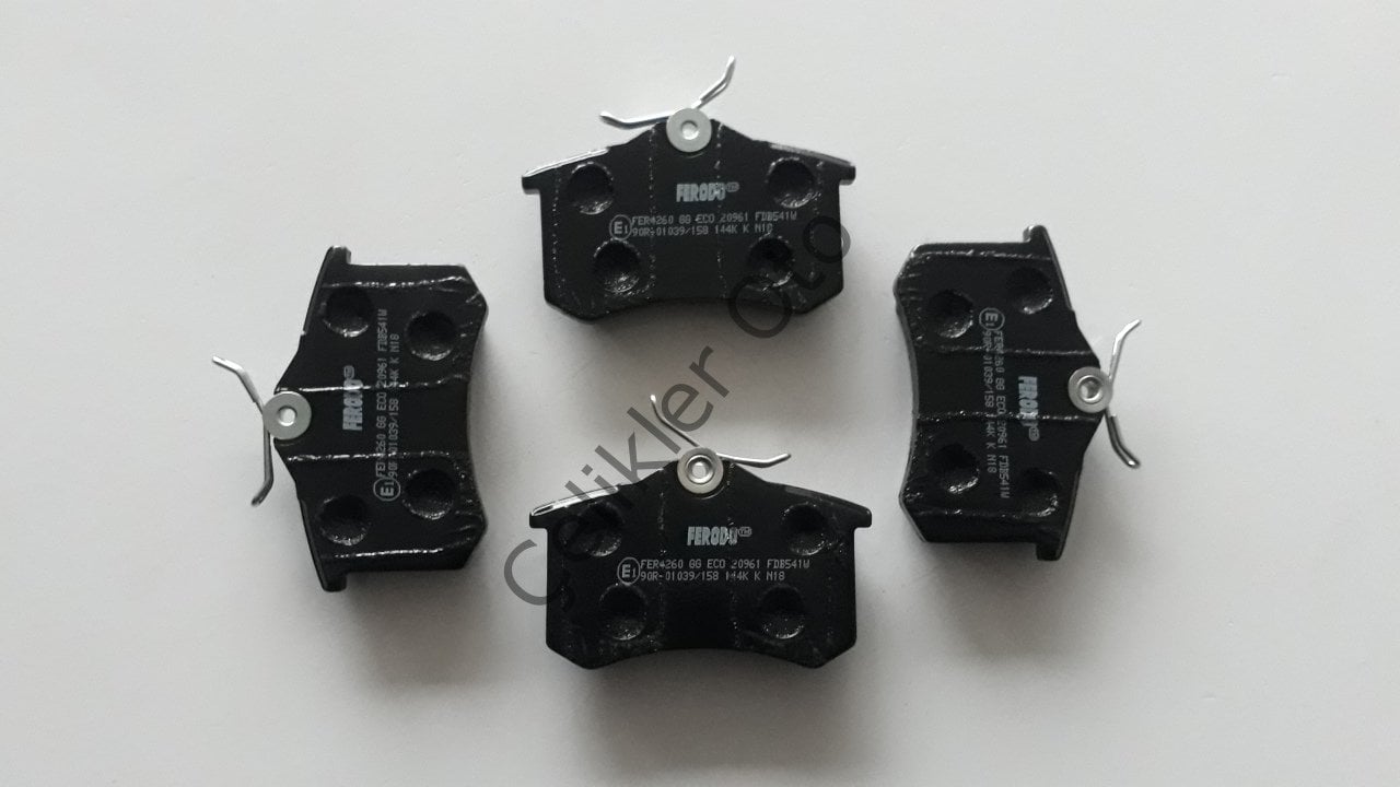 Arka Fren Balatası Scenic Fluence Megane 2 7701207695