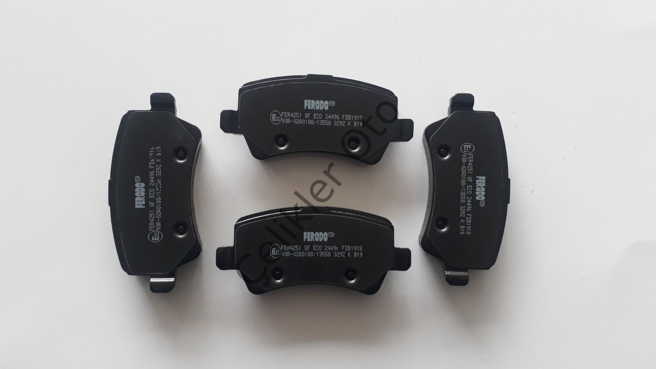 Arka Fren Balatası S60 V60 S80 V70 XC60 XC70 Elektrikli 30794555