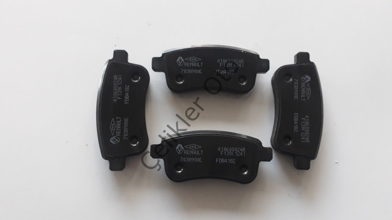 Arka Fren Balatası Fluence Megane 3 Scenic 3 Elektrikli 440604694R