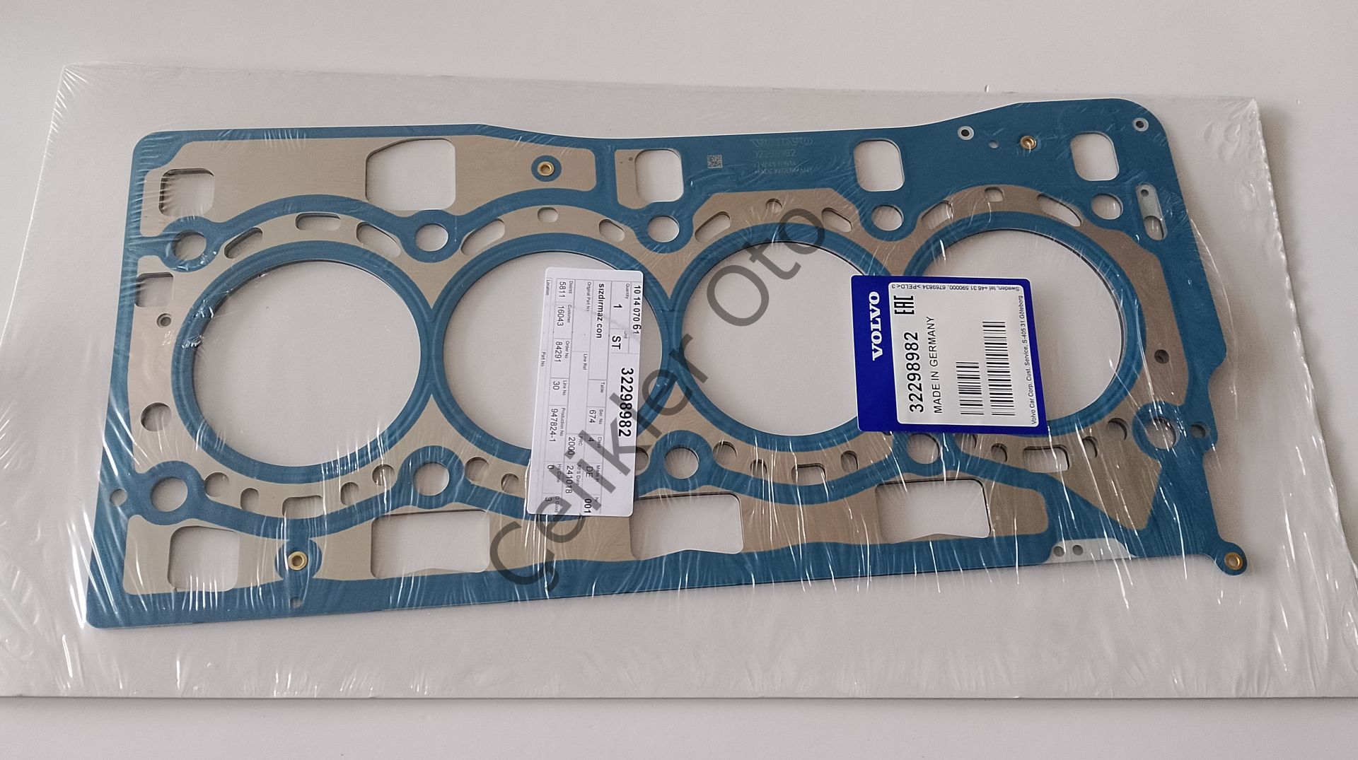 Silindir Kapak Contası S60 V60 S90 V90 V40 XC60 XC90 2,0 B5 2çentik 32298982