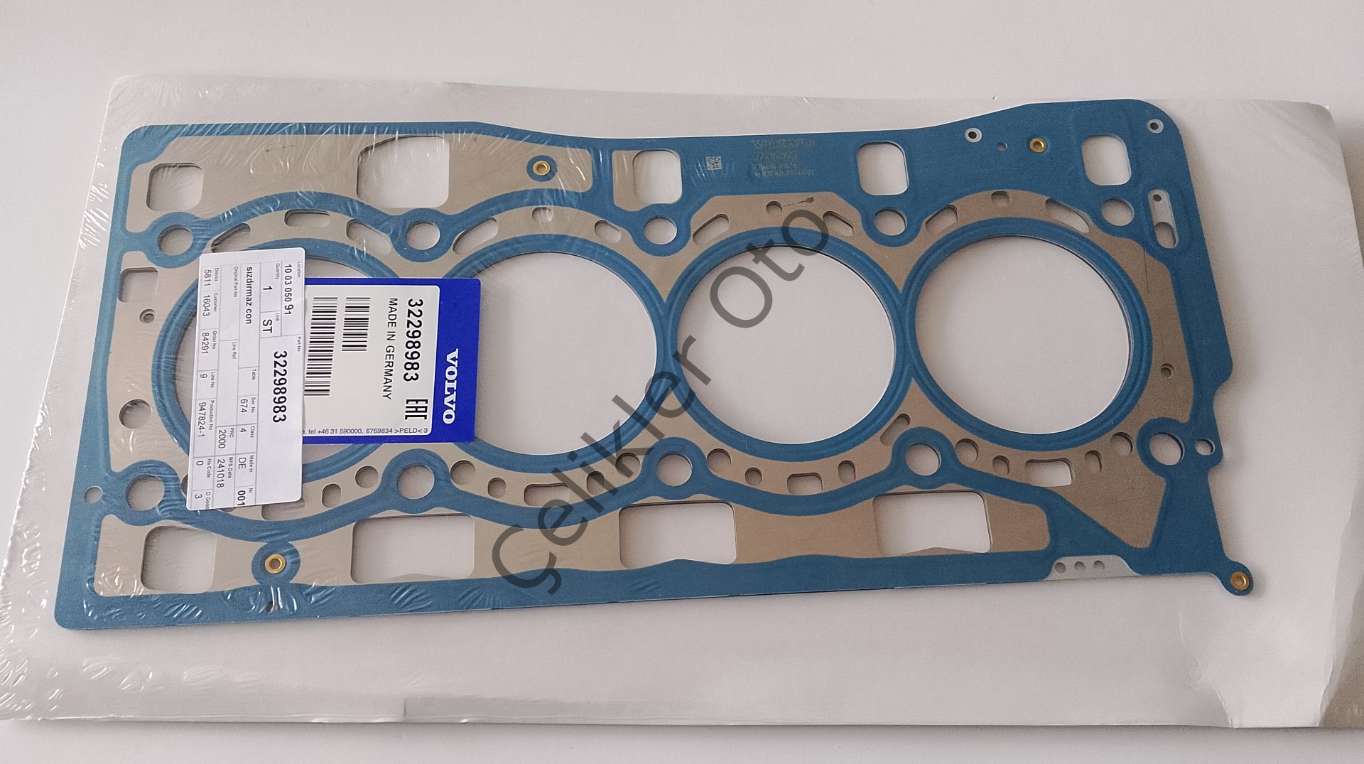 Silindir Kapak Contası S60 V60 S90 V90 V40 XC60 XC90 2,0 B5 3Çentik 32298983