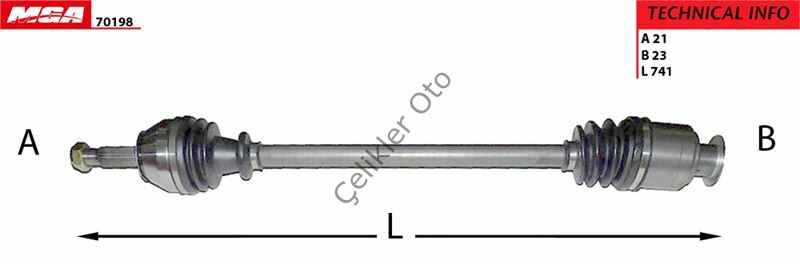 Sağ Aks Komple Twingo 7701468549